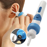 電気真空耳かき耳垢安全リムーバー振動除去クリーニング痛みのない子供のためのコードレス安全耳かき
