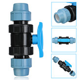 25 mm MDPE-Kunststoff-Kompressionswasserleitungen T-Verbindungsstücke mit In-Line-Kugelhahn 