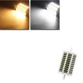 Bombilla LED regulable R7S 118mm 15W 120 SMD 4014 Luz cálida blanca pure blanca Lamp AC220V/110V