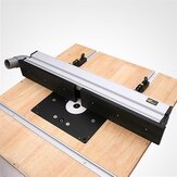 Wnew Woodworking Aluminium Router Table Profile Fence with Sliding Brackets Tools for Wood Work Router Table Saw Table DIY Woodworking Workbenches