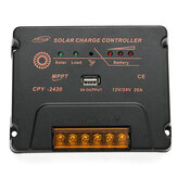 CPY-2420 12V/24V 20A Panneau solaire USB MPPT Batterie Contrôleur de charge 