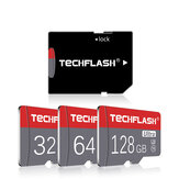 TECHFLASH 4GB-256GB Sınıf 10 TF Hafıza Kartı Flash Kart Adaptörü Kırmızı-Gri Kart Stili iPhone 12 Akıllı Telefon Tablet Anahtarı Hoparlör Drone Araba DVR GPS Kamera