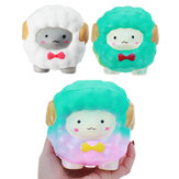 Jumbo Squishy Bow Big Sheep Alpaca Soft Slow Rising Stretchy Squeeze Kid Toys Relieve Stress Gift