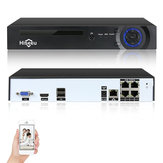 Hiseeu H.265 H.264 4CH 8CH 48V POE IP камера Сетевой видеорегистратор NVR 4K P2P Система видеонаблюдения ONVIF 4K