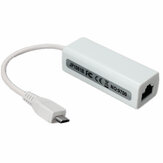 Adaptateur réseau Ethernet 5 broches Micro USB 2.0 à RJ45 pour tablette