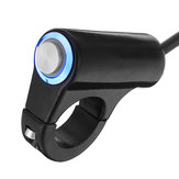 22mm 7/8 inç Motosiklet Scooter Işık Anahtar Kilitleme LED Far Düğmesi