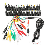Conector de carga universal de 37 peças AC DC para adaptador de energia AC DC para laptop notebook com cabo