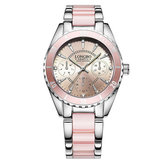 LONGBO 80303   ファッション   女性クォーツ      腕時計      ラインストーンダイヤル     レディース腕時計