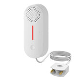 Tuya WiFi Smart Water Leakage Sensor Real-time Water Level Monitoring Overflow Leakage Detector APP Remote Alarm Push Time Setting 100dB Sound Alarm System for Home Safety Monitor
