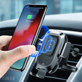 Baseus Kızılötesi Algılama Araba Telefon Tutucu iPhone XS XR QI Kablosuz Şarj için Hava Firar Braketi