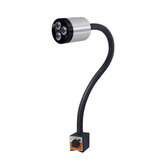 Lampe de travail pour tour à commande numérique SHCD 60F de 500 mm avec base magnétique/fixede imperméable à l'eau LED de 9W 90-220V