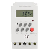 Digital Electronic Timer Switch AC 220V 25A Din Rail Programmable 