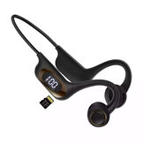 AKZ-G3 Open Air Earphone bluetooth V5.3 300mAh Battery LED Display Type-C Sports Earhooks Headset