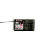 Radiolink R6FG V4 2.4G 6CH FHSS-ontvanger met ingebouwde gyro voor RC6GS V2/RC4GS V2/T8S/T8FB RC-zender