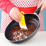 Silikon Temizleme Kazıyıcı Spatula Fırça Mutfak Plaka Temizleme Fırça 