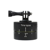 Time Lapse 360 Degree Rotation Gimbal wirh Adapter for FPV Camera Gopro DSLR Smartphone