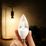 Bombilla de vela LED regulable AL-B04 E12 de 4,5 W en blanco cálido / blanco puro