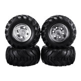 4PCS L/R Wheel Rim & Tires for HG P407 1/10 2.4G 4WD Rc Car Parts ASS-13