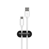 Enrolador organizador de cabo de gerenciamento arrumado de 1/2 canal para iPhone X XS Huawei Xiaomi Mi9 S10 S10+ Cabo de dados e fone de ouvido de mouse Fio Não original