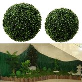 Guirlanda suspensa de bolas de grama verde artificial, decorações para casa, jardim e casamentos
