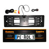 170 ° 4LED Rama tablicy rejestracyjnej samochodu Widok z tyłu Kamera cofania Auto Rewers europejski
