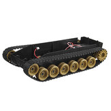 Chasis de tanque para robot inteligente absorbente de impactos DIY de 3V-9V Crawler Car Kit con motor 260 Geekcreit para Arduino - productos que funcionan con placas oficiales de Arduino