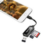 Rocketek Type-c OTG USB 2.0 Camera Card TF Memory Card Reader Adapter for MacBook Cell Phone 