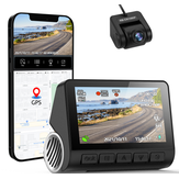 V55/V55 + 4K Dash Cam voiture DVR 2160P GPS ADAS 24H Support de stationnement caméra arrière Vision nocturne invite vocale APP contrôle