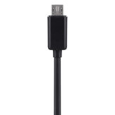 Cabo adaptador de dados OTG Micro USB Macho Type C de 16 cm para Fêmea USB 2.0 A