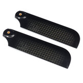 1 Pair RJX HOBBY 92mm 3K Carbon Fiber Tail Blades For RC Helicopter