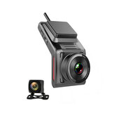 Caméra de tableau de bord de voiture cachée mini K18 HD 1080P de 2 pouces avec double objectif, positionnement GPS, moniteur 24 heures et enregistreur DVR avec wifi 4G