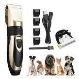 Tondeuse à cheveux pour animaux de compagnie rechargeable par USB - Kit de toilettage pour chats et chiens. Accessoires portables pour chiots.