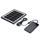 5V 5.5W Monocrystalline Silicon Solar Panel Charging Board with USB Interface + 3m Cable for Solar Systems/Monitoring/Street Lights