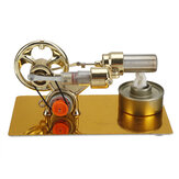 1PC 16 x 8,5 x 11 cm Kits de ciências físicas DIY Modelo de motor Stirling com peças