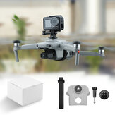 Suporte adaptador de montagem superior estendido com parafuso de 1/4 para câmera DJI Mavic AIR 2 Drone Insta360 Osmo Action Luzes de preenchimento