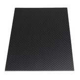 Placa de fibra de carbono 3K 300X500 mm Placa de fibra de carbono Tecido liso Painel fosco Folha de chapa Espessura de 0,5 a 5 mm
