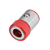 BROPPE Anel magnético removível de 1/4 de polegada para chave de fenda sextavada de liga de aço S2, captador de parafusos para pontas de chave de fenda de 6,35 mm