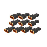 10 adaptateurs de connecteur mâle/femelle XT90 vers EC5 XT60 TRX mâle/femelle pour batterie ESC voiture RC