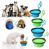 Összecsukható szilikon tál kutyáknak/cicáknak, édes színű, utazáshoz ideális, hordozható kölyökkutyák számára tartály ételhez