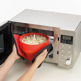 Microondas Alimentación Granos Popcorn Maker Bowl Microondas Safe Cocina Nueva Bakingware DIY Popcorn Bucket