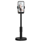 Bakeey 360° вращаемый держатель телефона для стола с телескопической подставкой для селфи видео на YouTube, TikTok, прямые трансляции и макияж.