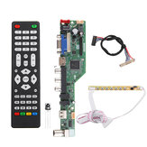 T.SK105A.03ユニバーサルLCD LEDテレビコントローラードライバーボードTV/PC/VGA/HDMI/USB +7キー+1ch 6ビット30 LVDSケーブル