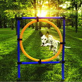 犬のトレーニングジャンプフープペットキャット屋外ゲーム運動器具トレーニング敏捷性の従順な機器