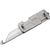 IPRee ™ EDC titane alliage porte-clés porte-monnaie outil de poche coup de crochet mini couteau trousse d'urgence