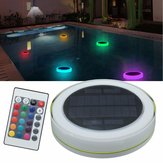 Schwimmendes Unterwasser-LED-Garten-, Teich- oder Poollicht mit Solarstrom und RGB-Farben