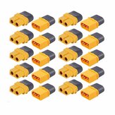 10 Pair XT60H Bullet Connector Plug Upgrated of XT60 Sheath Female & Male Gold Plated for RC Parts