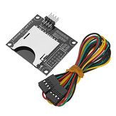 Módulo de slot para cartão SD externo independente de 45 * 40 mm com cabo Dupont de 20 cm. Acessórios para impressoras 3D.
