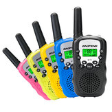 2Pcs Baofeng BF-T3 Radio Walkie Talkie UHF462-467MHz 8 Canali Radio Trasmettitore a Due Vie con Torcia Incorporata 5 Colori da Scegliere