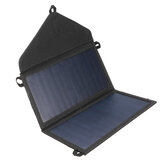 20W Складная солнечная панель Портативное зарядное устройство для аккумулятора 5V 2A USB Повер банк для кемпинга, походов и путешествий