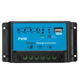 Contrôleur de charge de panneau solaire PWM intelligent 10A 12V Régulateur de batterie automatique